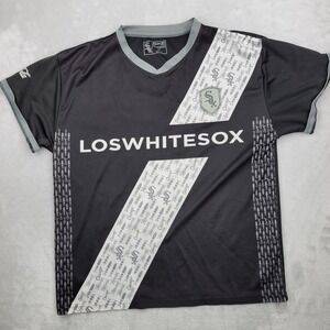 Chicago White Sox Shirt Mens Extra Large Jersey Los Hispanic Heritage Black Grey